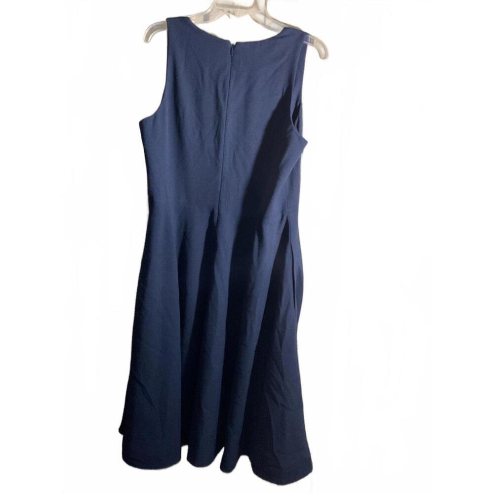 Dress the Population Catalina Fit and Flare Navy Blue A-Line Dress XXL - Picture 7 of 9